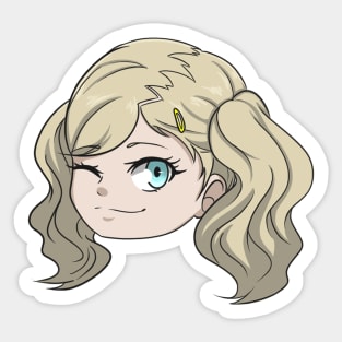 Ann Chibi Head Sticker